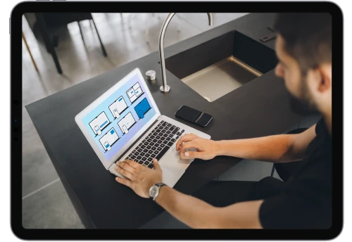 Digital analysis chart showing performance metrics with graphs